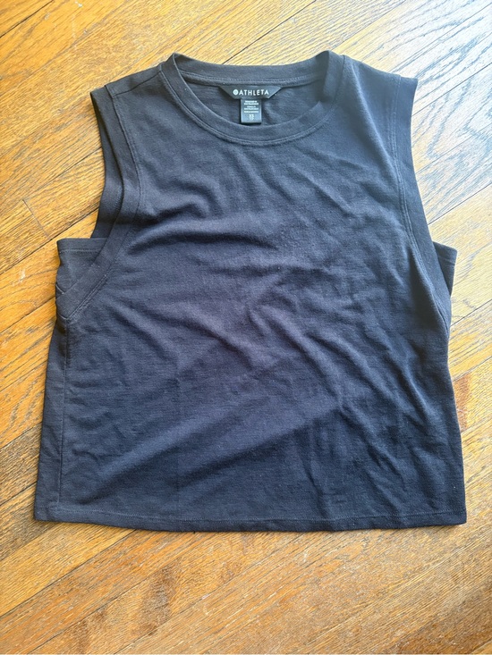 Athleta Tops - Athleta Black Crewneck Tank | XS